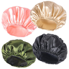 Gorro de ducha CHFONG de doble capa impermeable para cabello seco