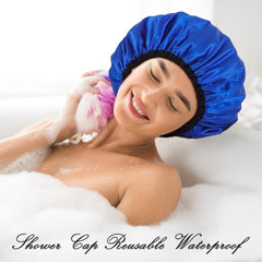Gorro de ducha impermeable Choshion protege el cabello de salpicaduras