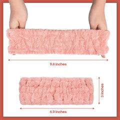 Diadema spa Chuangdi para lavado facial, absorbente y lavable para uso diario.