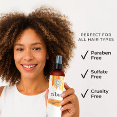 CIBU Curl + Coil, spray definidor de rizos para mayor elasticidad.