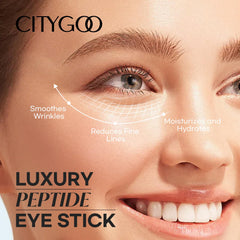 CITYGOO Retinol Eye Stick aplicación suave en el contorno de ojos.