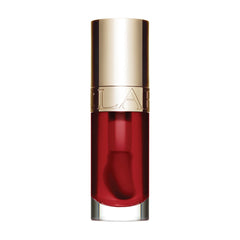 Clarins Aceite de confort para labios con brillo suave y color ligero.