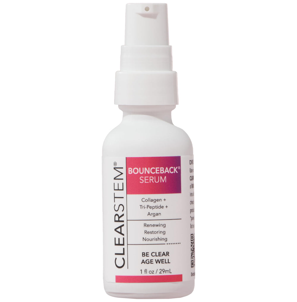 CLEARSTEM BounceBack: frasco del suero listo para hidratar la piel