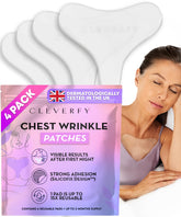 Empaque de CLEVERFY para parches de pecho, listo para empezar tu rutina nocturna.
