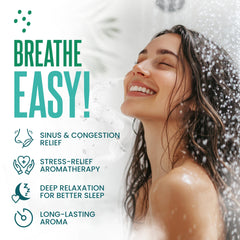 CLEVERFY tabletas ducha menta-eucalipto, despertar fresco y vigorizante