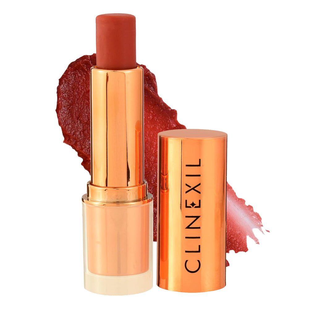 Clinexil bálsamo labial tintado, aplicación suave y color natural.