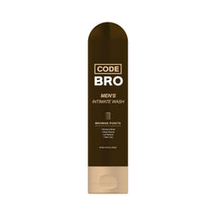 Code Bro Brownie Point botella 250 ml, higiene masculina suave y profunda.
