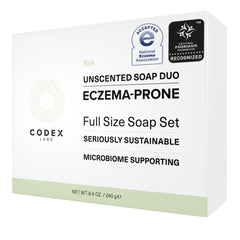 Codex Labs Jabón Eczema sin fragancia, apto para pieles sensibles sin irritación