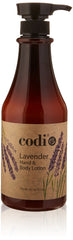 CODi Loción Lavanda 750 ml, botella frontal, hidratación suave para manos