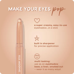 ColourPop Shadow Stix Honey BB, base para potenciar sombras en polvo.