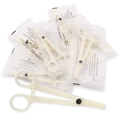 Combofix pinzas desechables para piercing con abertura, precisión en colocación.