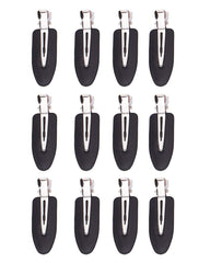 Conpru pinzas para cabello sin dientes, 12 piezas, no dejan marcas en el peinado.