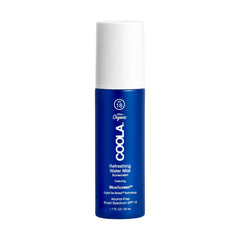 COOLA agua niebla SPF18 en botella para protección diaria y uso rápido.