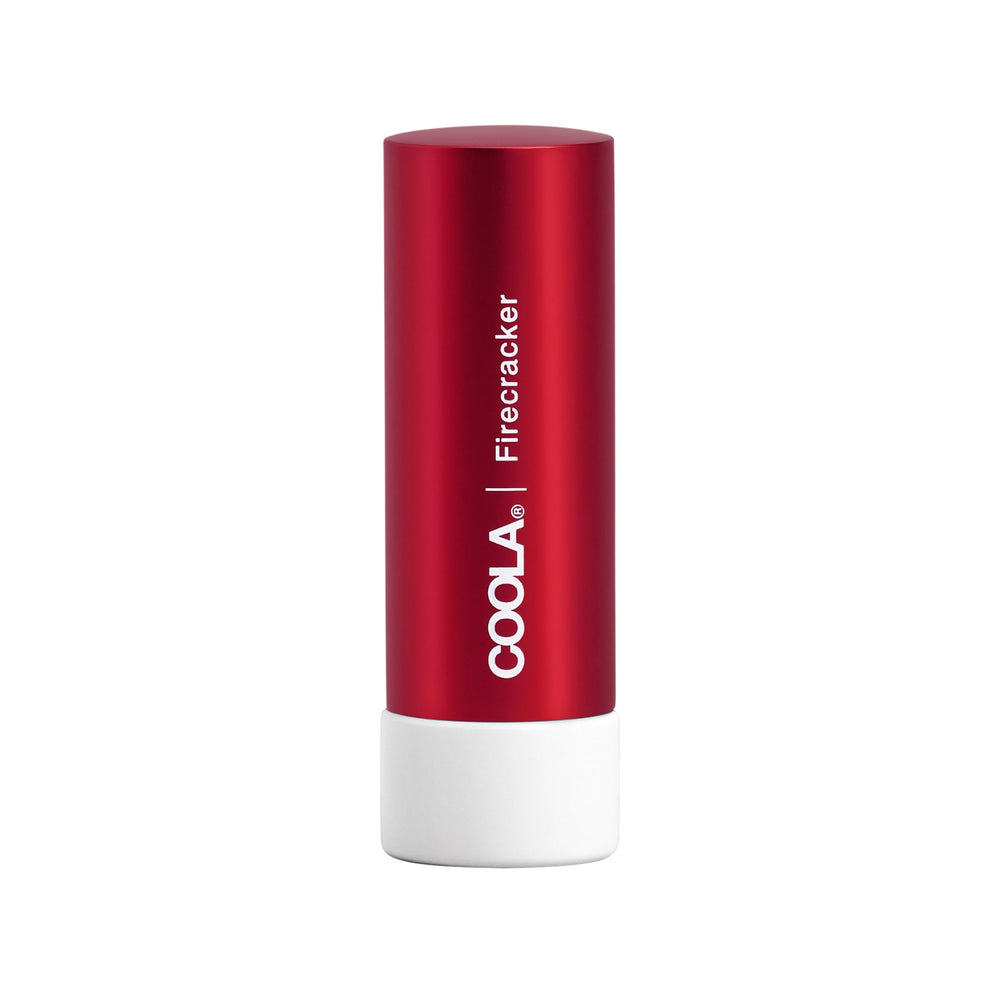 COOLA bálsamo labial mineral tintado en empaque, protección diaria y color natural.