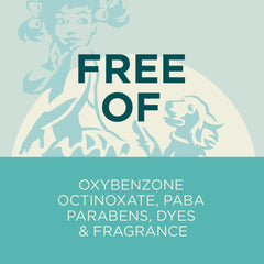 Coppertone Puro y Simple, óxido de zinc para piel sensible, protección mineral suave.