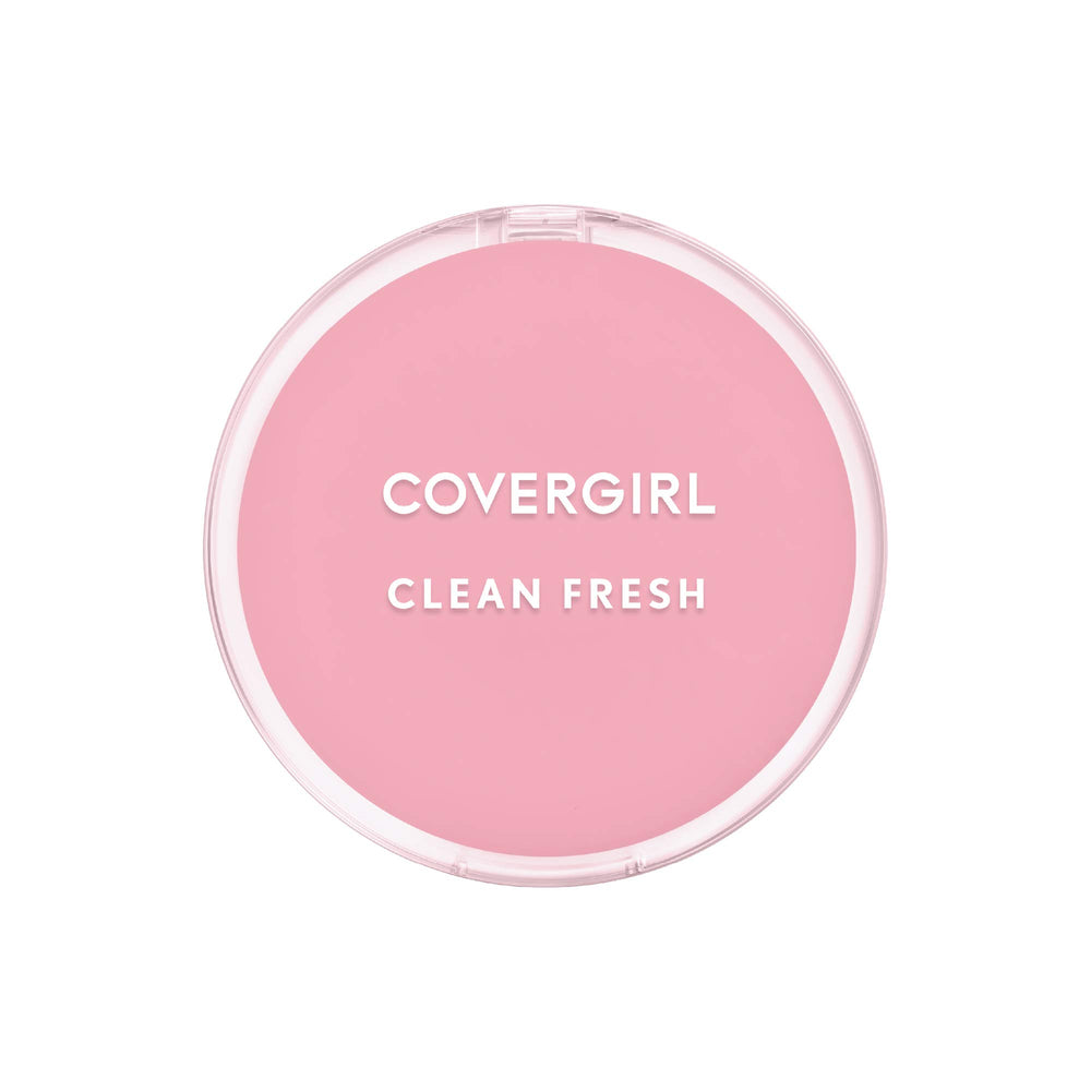 COVERGIRL Clean Fresh Pressed Powder con empaque compacto para retoques en cualquier lugar