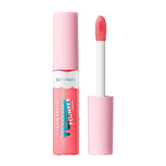 Labial CoverGirl Clean Fresh Yummy Plumper, vista frontal, brillo intenso y volumen potencial.