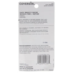 COVERGIRL Easy Breezy espiral integrada para mezclar color y lograr acabado natural.