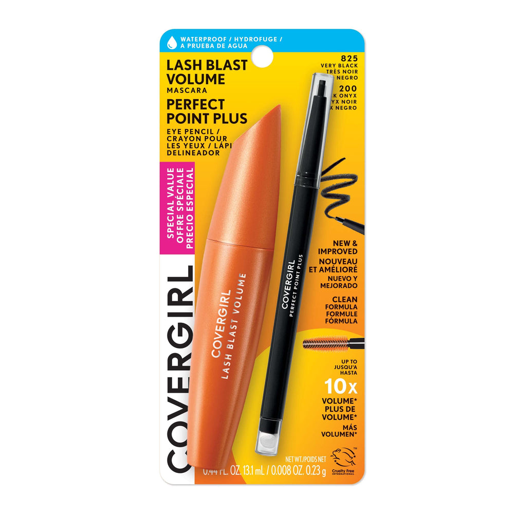 COVERGIRL Lash Blast Mascara resiste al agua para volumen duradero.