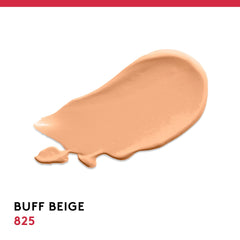 Aplicacion con dedos de Covergirl Outlast Extreme Wear buff beige para acabado suave