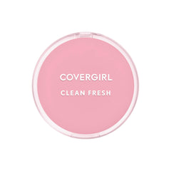 COVERGIRL Polvo compacto Clean Fresh Porcelana en envase, control de brillo suave.