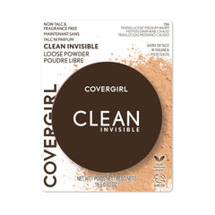 CoverGirl polvo invisible suelto, aplicador vegano para aplicación suave y uniforme