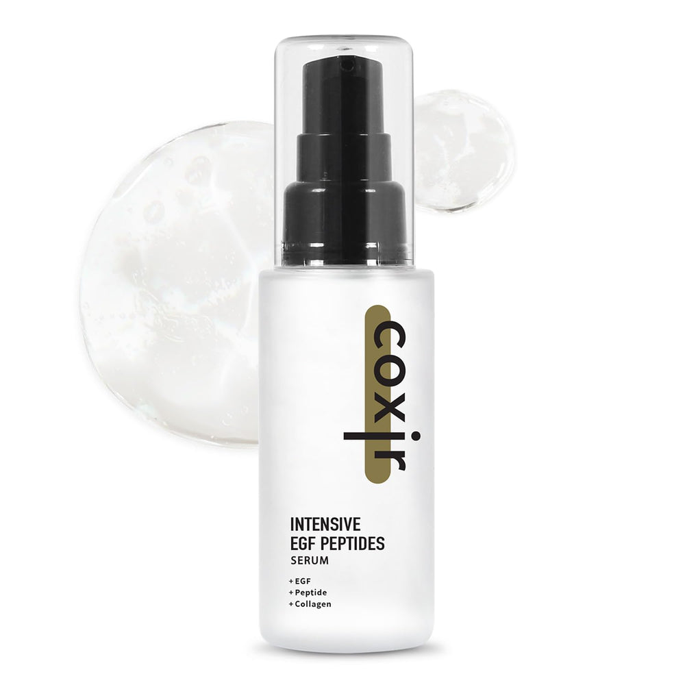 Coxir Intensivo EGF Peptidos Serum, botella, renovación suave de la piel
