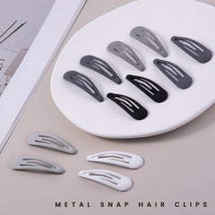 Pinza de pelo pequeña Cptots blanco mate para peinados simples.