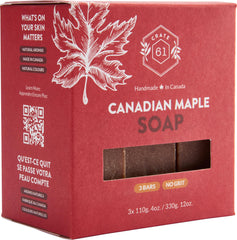 Crate 61 Organics Jabón natural – colores naturales de arcillas minerales.