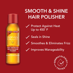 Alisador Creme of Nature para cabello suave y brillo definido.