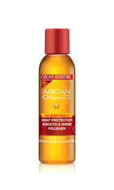 Protector de calor Creme of Nature en botella, protege y mantiene brillo.