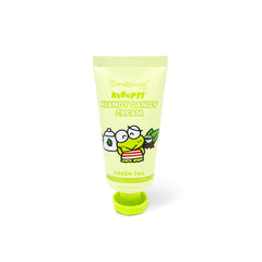 The Crème Shop Hello Kitty crema portátil con té verde, ideal para uso rápido en casa.