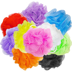 Cshangzei lufa de baño: juego de 10 colores para toda la familia.