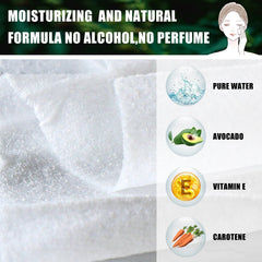 Ctosree textura no tejida resistente para remover maquillaje impermeable.