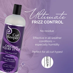 Curl Keeper Original aplicando en rizos para definición suave
