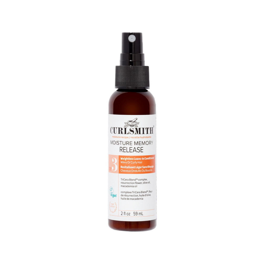 CURLSMITH Moisture Memory Release con botella-vertido para hidratar rizos