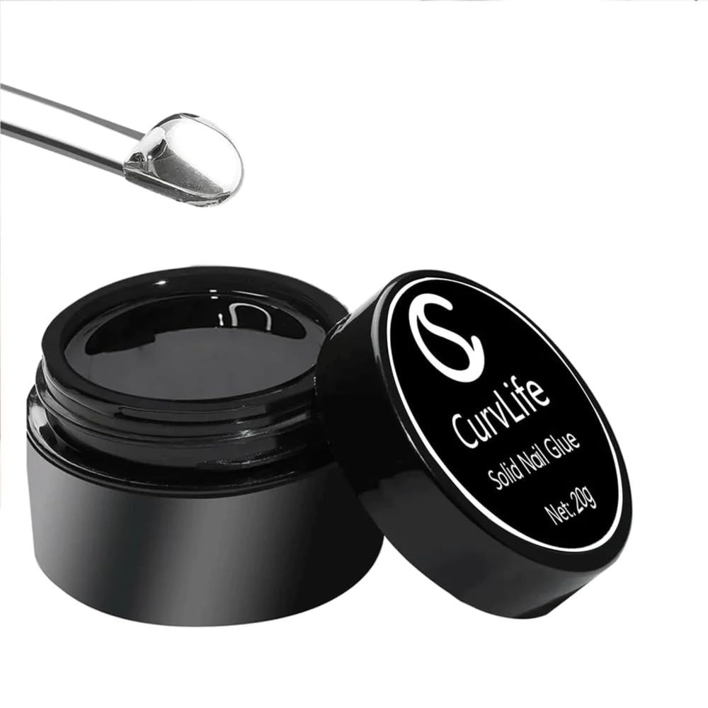 Curvlife botella gel sólido para uñas con adhesión duradera