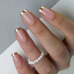 Curvlife kit completo de uñas pegables con 15 tallas ajustables.