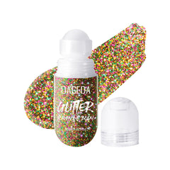 Dageda aplicador brillo corporal Mardi Gras deslumbrante para un look festivo y duradero