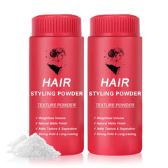 DAMUSI polvo texturizante para cabello, acabado mate y volumen inmediato.