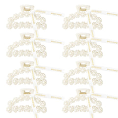 PINZA DEEKA para el pelo con perlas y lazo, ideal para damas de honor.