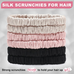 DEMAZALO lazo de seda para cabello, ideal para peinados diarios
