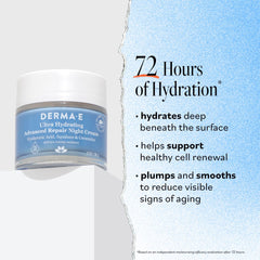 Derma E crema noche, textura rica que aporta suavidad al aplicar.