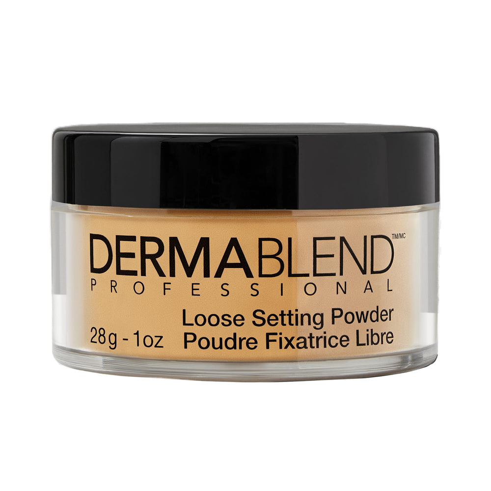 Dermablend polvera fijador suelto translúcido para acabado natural y duradero