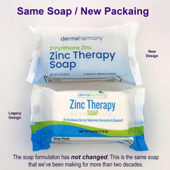 Dermaharmony ZnP 2%, etiqueta frontal limpia y clara