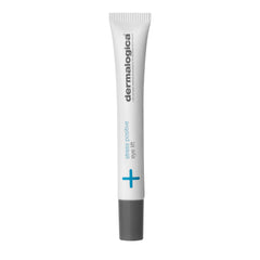 Dermalogica Stress Positive Eye Lift Mask envase del producto iluminando la mirada