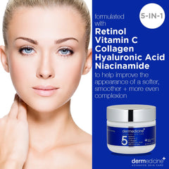 Dermedicine bote crema facial para uso diario y piel suave.