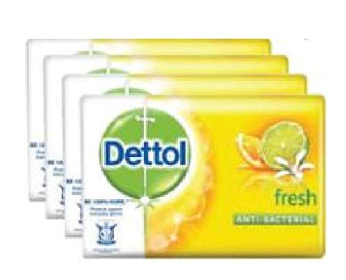 Dettol barra jabón fresca: limpieza suave para manos y piel con fragancia agradable