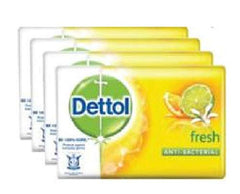 Dettol barra jabón fresca: limpieza suave para manos y piel con fragancia agradable
