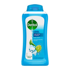 Dettol gel de ducha frío de menta y bergamota, botella 8.45 oz para despertar la piel